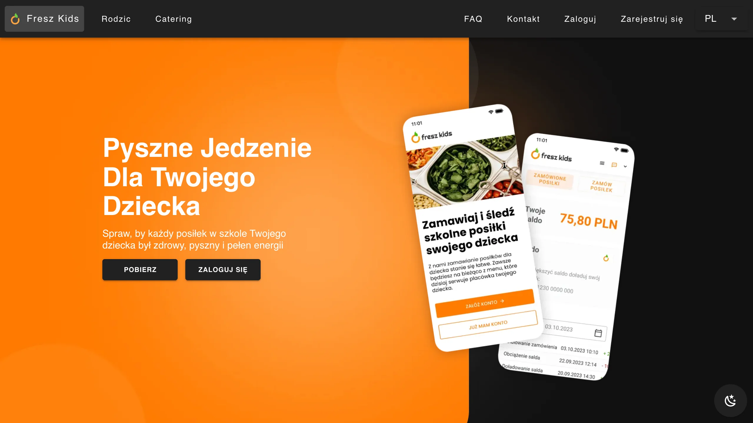 Freszkids.pl – zamawianie posiłków do szkół